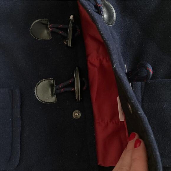 Gap baby Toggle Coat Navy Size 12-16 Months - Picture 5 of 10